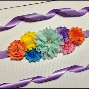 Pastel Color Maternity Sash Belt/Pregnancy Sash